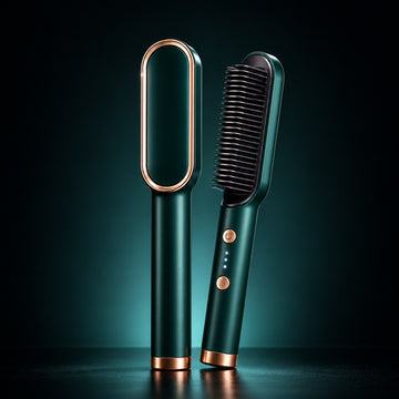 2 in 1 Hair Straightener Brush And Styling Comb